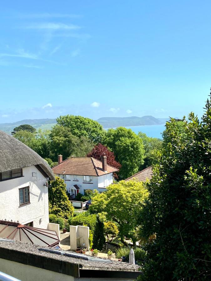 One Of The Best Properties In Lyme! Breathtaking Views Across The Whole Bay. 3 Stories With 2 Tier Veranda Around The Property. Sleeps 6 Lyme Regis Exterior foto